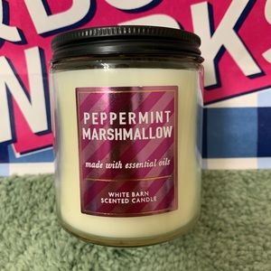 NWT Peppermint Marshmallow Bath&Body Works 1-wick